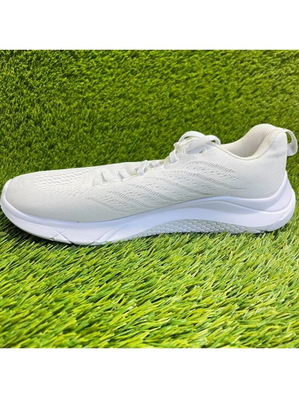 Hoka One One Hupana EM Womens Size 8 White Athletic Running Shoes Sneakers